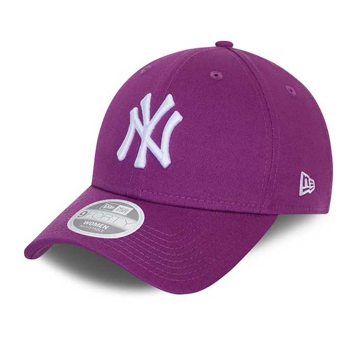 New York Yankees League Essential Naiset 9FORTY Lippis Violetit - New Era Lippikset Halpa hinta FI-435867